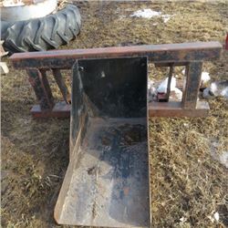 Skid steer mount shop built tree spade