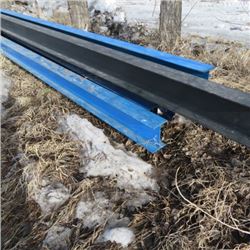 6 - 8" steel I beams 60ft long used for RTM house beams