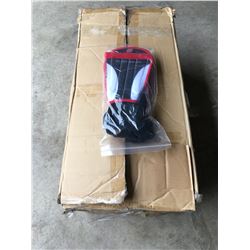 1- Box of kida soccer shin pads (approx. 50 pairs) - size M