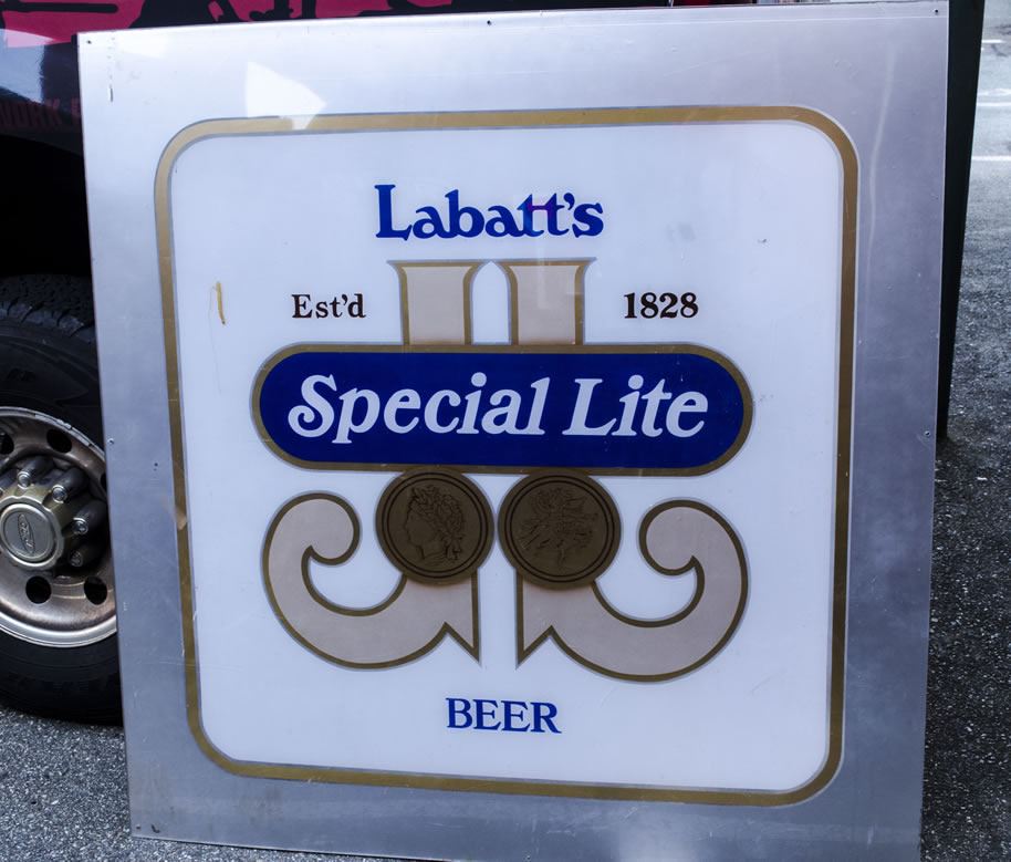 Large Labatt's Sign