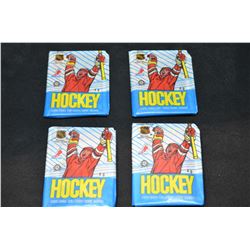 Unwrapped O-Pee-Chee Hockey Card Packs (4)