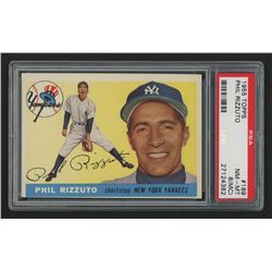 1955 Topps #189 Phil Rizzuto (PSA 8)