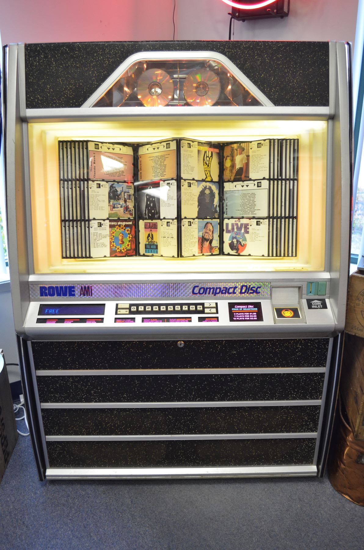 Rowe AMI CD100 Compact Disc Jukebox rowe-ami-cd100-compact-disc-jukebox