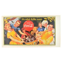 Collectable Coca Cola Advertising Poster