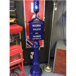 Gamewell "Pasadena Police" Call Box - Fully Restored and WORKING!