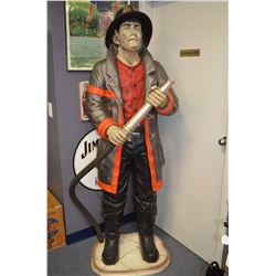 Fireman Statue - 6 Feet Tall Excellent Condition