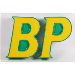 Original British Petroleum (BP) Illuminated 3-D Station Sign
