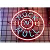 Image 1 : Beautifull Vintage Rock And Roll Neon Sign, Excellent Working Condition - Rock And Roll Neon Sign ..