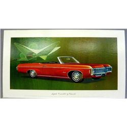 Rare 1960's Dealership Showroom Promo Poster of 1965