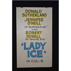 Vintage Movie Poster - LADY ICE - (Circa 1973)