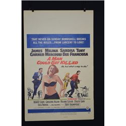 Vintage Movie Poster - A MAN COULD GET KILLED - (Circa 1966)