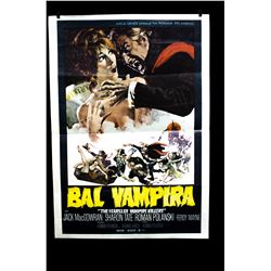 Vintage Foreign Vampire Movie Poster