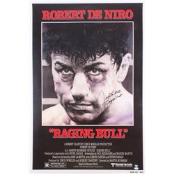 Jake LaMotta Signed "Raging Bull" 26.5x39 Movie Poster Inscribed "Raging Bull" (JSA Hologram)