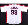 Image 1 : Charlie Sheen Signed Indians "Major League" Ricky Vaughn Wild Thing Jersey (JSA COA)