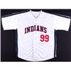Image 2 : Charlie Sheen Signed Indians "Major League" Ricky Vaughn Wild Thing Jersey (JSA COA)