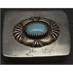 NAVAJO SILVER PILL BOX