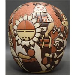 HOPI POTTERY SEED JAR (POLACCA)