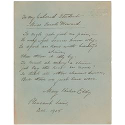 Joseph Cosey: Mary Baker Eddy