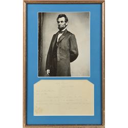 Joseph Cosey: Abraham Lincoln