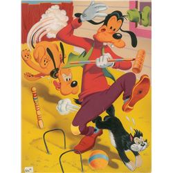 Disney Studios: Goofy and Pluto Artwork