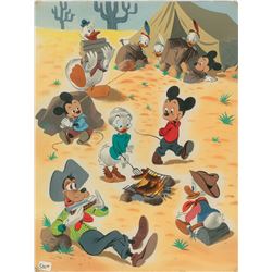 Disney Studios: Mickey, Goofy, and Donald Artwork