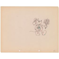 Mickey Mouse Production Drawing from Puppy Love