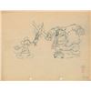 Image 1 : Mickey Mouse and Pegleg Pete Production Drawing from Shanghaied