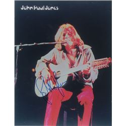 Led Zeppelin: John Paul Jones Oversized Signed Photograph