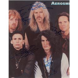Aerosmith Oversized Signed Photograph
