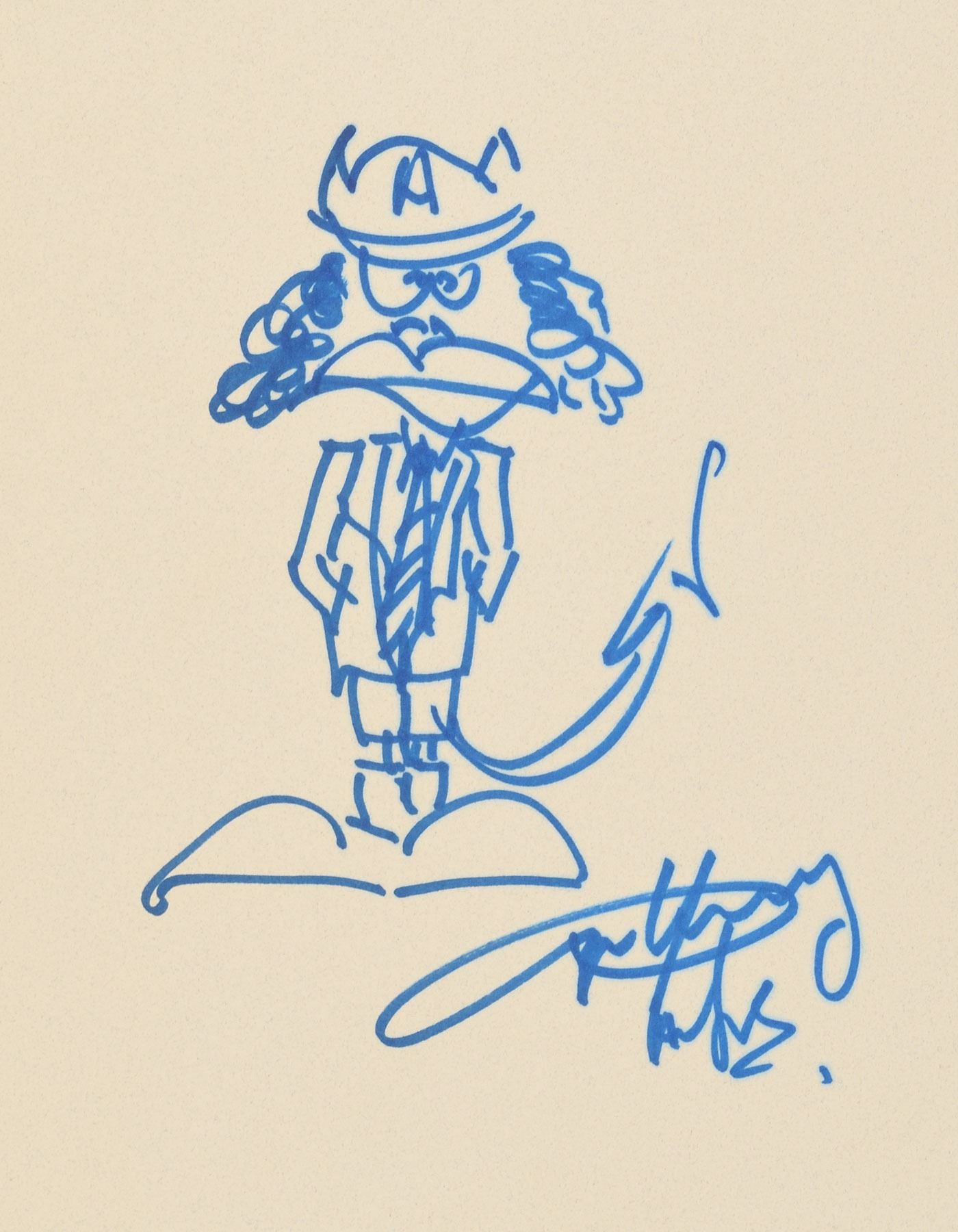 AC/DC: Angus Young Signed Sketch