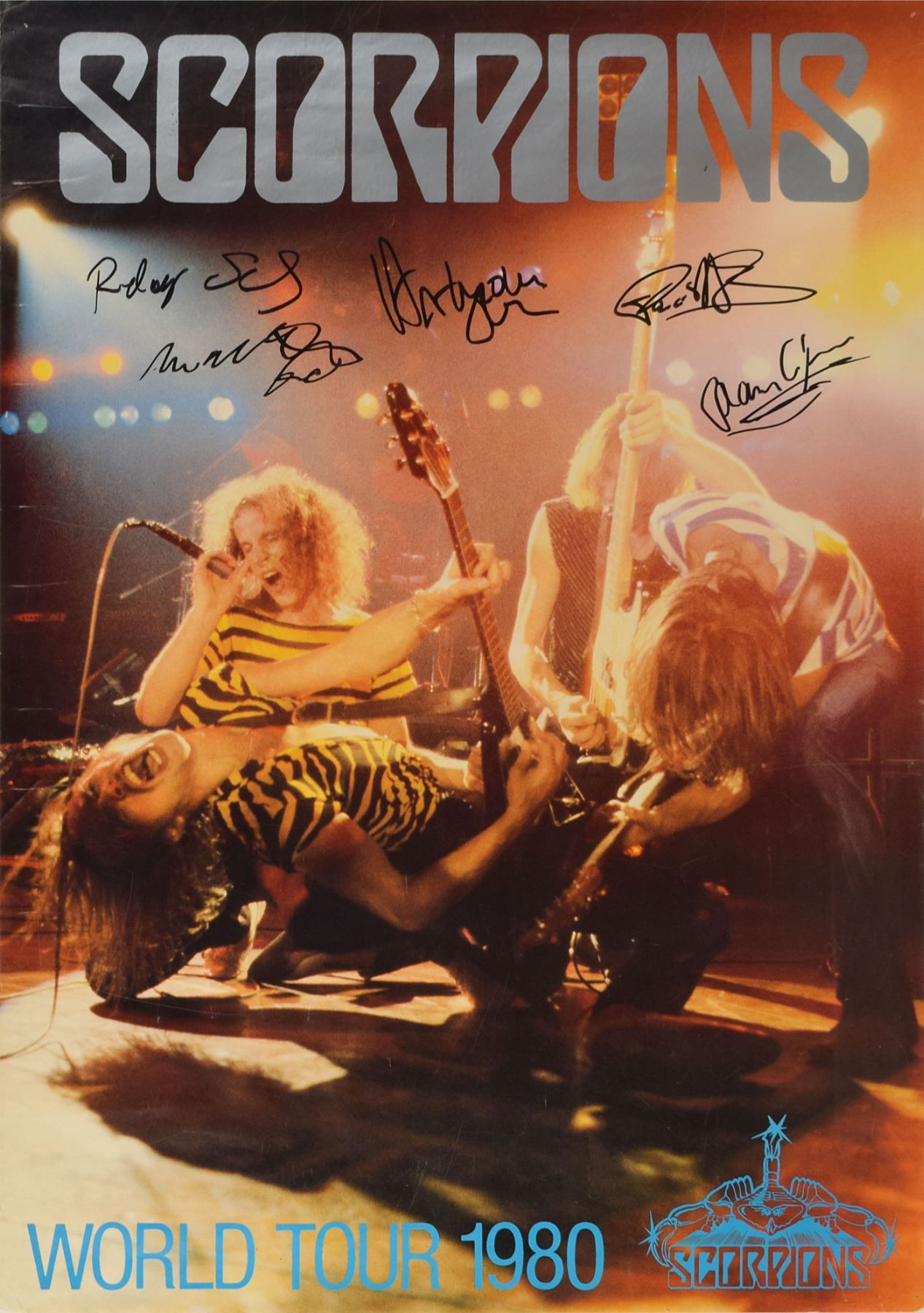 Scorpions Signed Poster