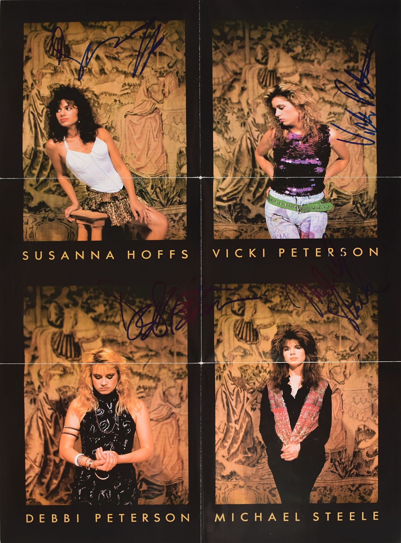 The Bangles Signed 45 RPM Record
