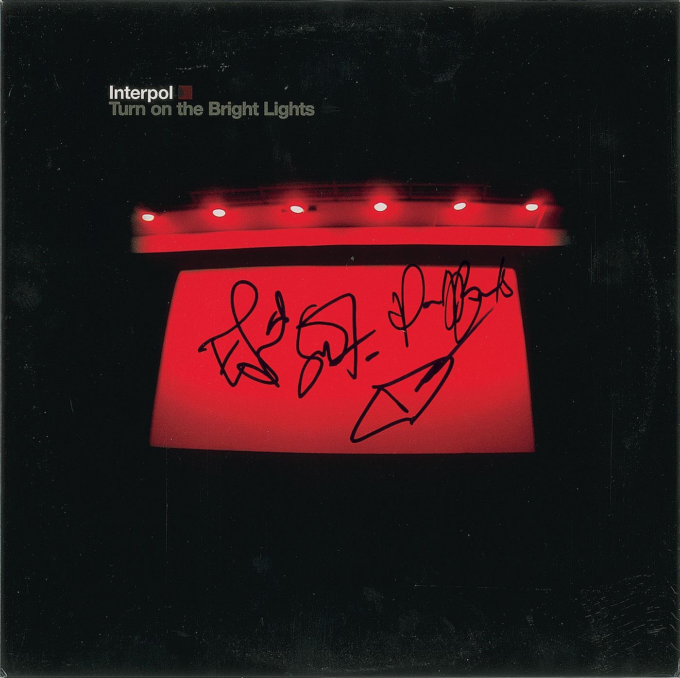 Interpol Signed Album