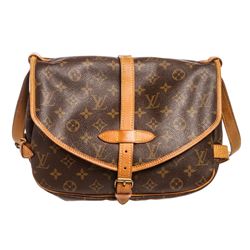 Louis Vuitton Monogram Canvas Leather Saumur 30 cm Messenger Bag