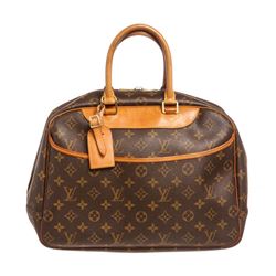 Louis Vuitton Monogram Canvas Leather Deauville Doctor Bag