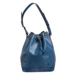 Louis Vuitton Blue Epi Leather Noe GM Drawstring Shoulder Bag