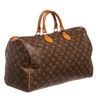 Image 2 : Louis Vuitton Monogram Canvas Leather Speedy 40 cm Bag
