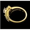 Image 3 : 1.14 ctw Diamond Ring & Wedding Band - 14KT Yellow Gold
