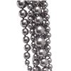 Image 6 : Chanel Metallic Gray Six Strand Faux Pearl Bracelet