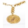 Image 2 : Chanel Gold Chain Link Medallion Long Necklace