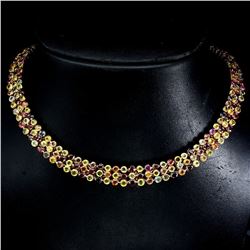 Natural Stunning Fancy Sapphire 351.54 Carats Necklace