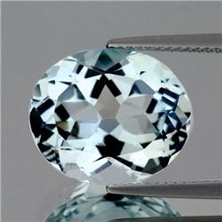 Natural Light Sky Blue Aquamarine 3.57 Ct - VVS