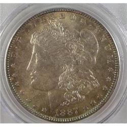 1887-P Morgan Silver Dollar  PCGS MS64