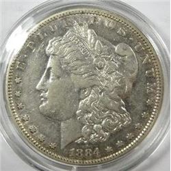 1884-S Morgan Silver Dollar