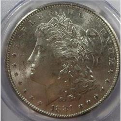 1881-S Morgan Silver Dollar  PCGS MS64+