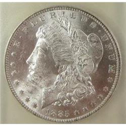 1885-O Morgan Silver Dollar  USCG MS