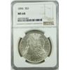 Image 2 : 1896-P Morgan Silver Dollar  NGC MS64