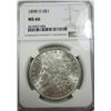 Image 2 : 1898-O Morgan Silver Dollar  NGC MS66