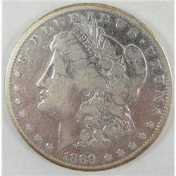 1889-CC Morgan Silver Dollar