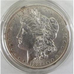 1886-P Morgan Silver Dollar